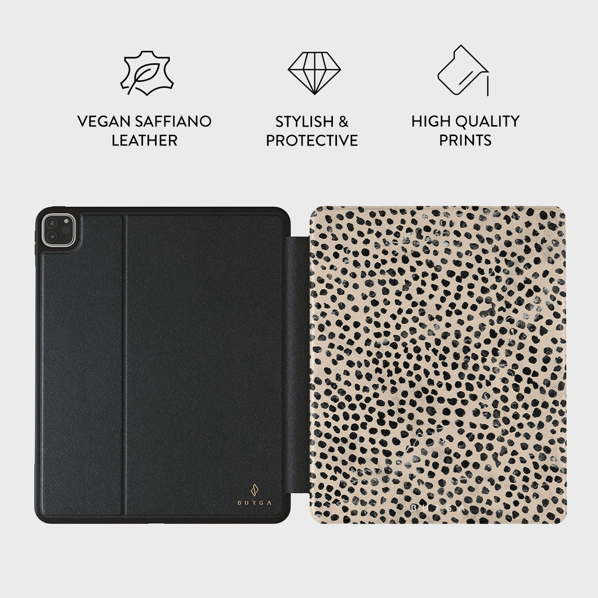 Almond Latte Cute iPad Pro 11 (4th/3rd Gen) Case BURGA