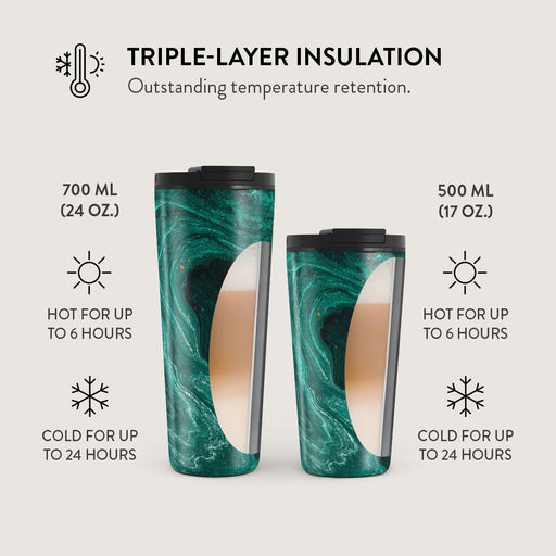 Emerald Pool - Elegant Travel Mug 13
