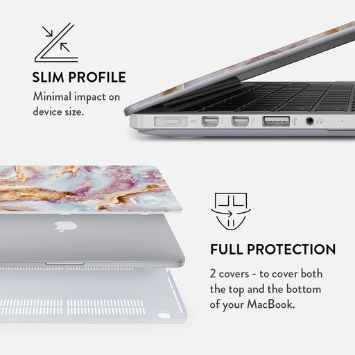 Frozen Leaves - Macbook Case 18