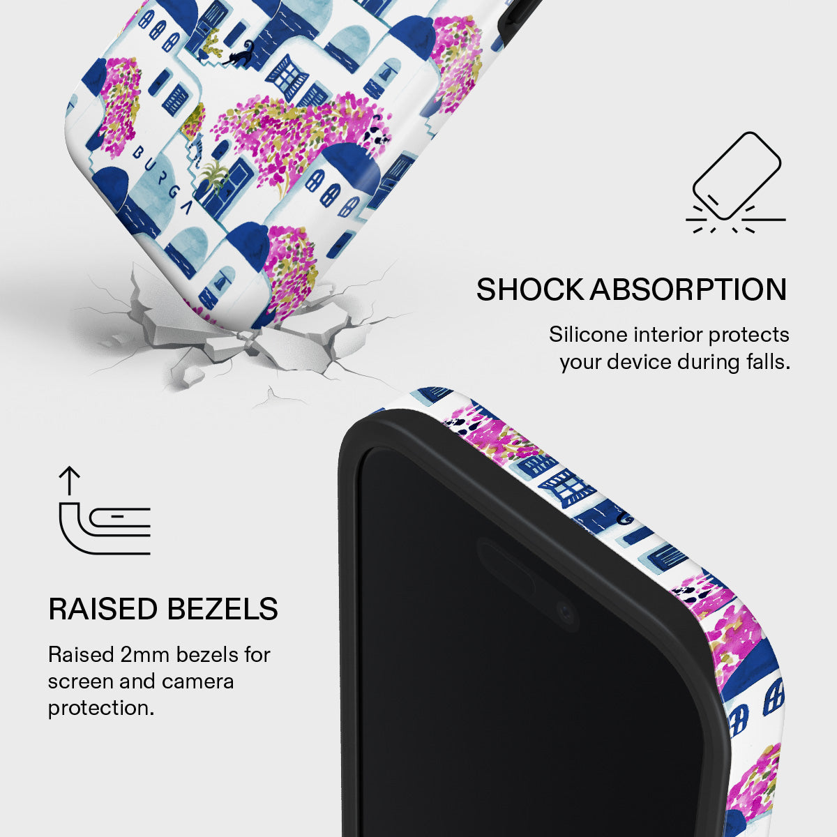 Santorini - iPhone 17 Case | BURGA