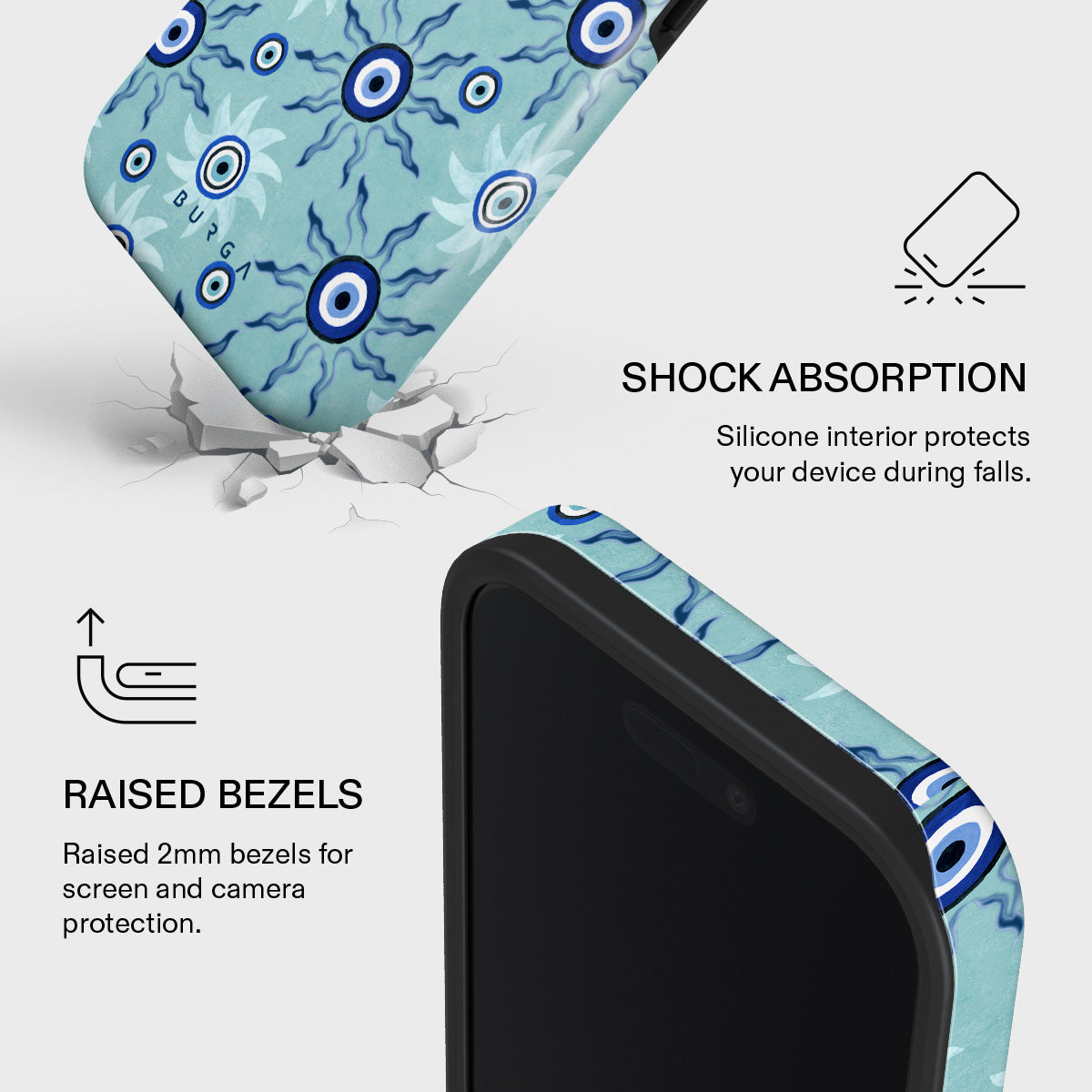 Blue Gaze - iPhone 17 Case | BURGA