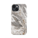 Snowstorm - Grey Marble iPhone 15 Plus Case 5