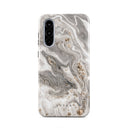 Snowstorm - Grey Marble Samsung Galaxy A36 5G Case 1