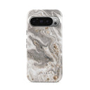 Snowstorm - Grey Marble Google Pixel 9 Pro Case 1