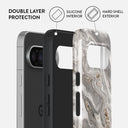 Snowstorm - Grey Marble Google Pixel 9 Pro Case 2