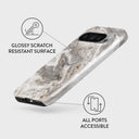 Snowstorm - Grey Marble Google Pixel 9 Pro Case 3