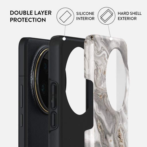 Snowstorm - Grey Marble Xiaomi 14 Ultra Case 2