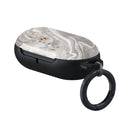 Snowstorm - Grey Marble Samsung Galaxy Buds Case 1
