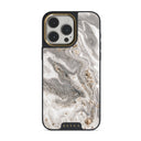 Snowstorm - Grey Marble iPhone 15 Pro Max Case