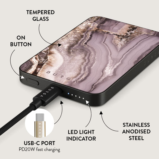 Golden Taupe - Fashion Magnetic Power Bank 5