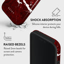 Iconic Red Ruby - Marble iPhone 16 Pro Max Case 4