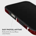 Iconic Red Ruby - Marble iPhone 16 Pro Max Case 5