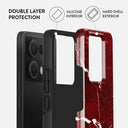 Iconic Red Ruby - Marble Xiaomi Redmi Note 13 Pro 5G Case 2