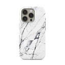 Satin White - Marble iPhone 16 Pro Case 1