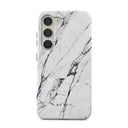 Satin White - Marble Samsung Galaxy S23 Case