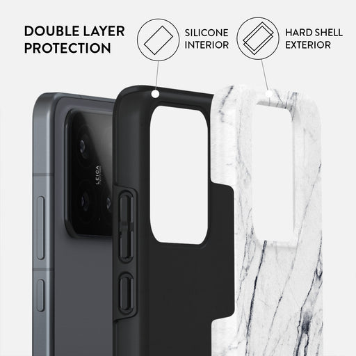 Satin White - Marble Xiaomi 15 Case 2
