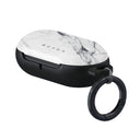 Satin White - Marble Samsung Galaxy Buds Case 1