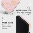 Peachy Gold - Pink Marble iPhone 16e Case 4