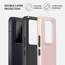 Peachy Gold - Pink Marble Xiaomi 14 Pro Case 2