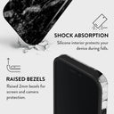 Fatal Contradiction - Black & White Marble iPhone 16 Plus Case 4