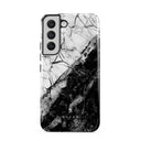 Fatal Contradiction - Black & White Marble Samsung Galaxy S22 Case 5