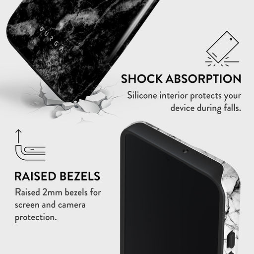Fatal Contradiction - Black & White Marble Samsung Galaxy S22 Case 8