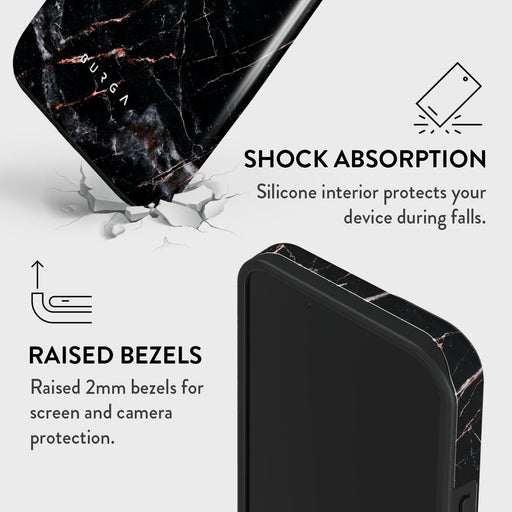 Rose Gold Marble - iPhone 15 Plus Case 8