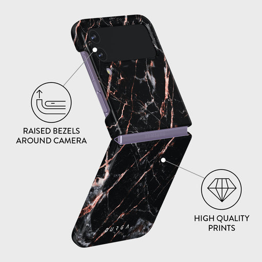 Rose Gold Marble - Samsung Galaxy Z Flip 4 Case 3