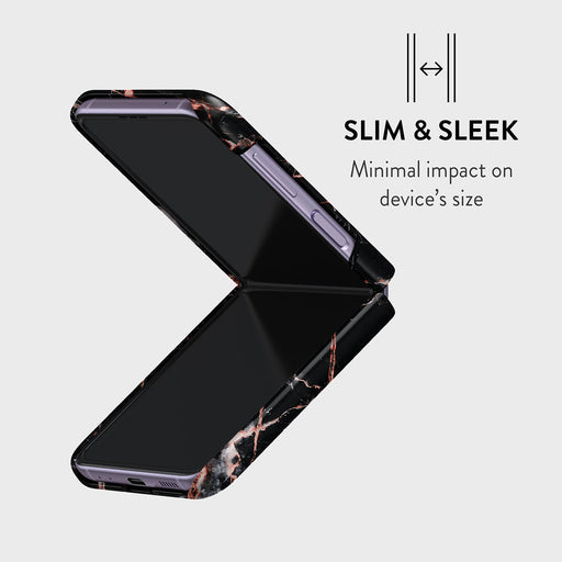 Rose Gold Marble - Samsung Galaxy Z Flip 4 Case 4