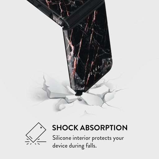 Rose Gold Marble - Samsung Galaxy Z Flip 3 Case 4