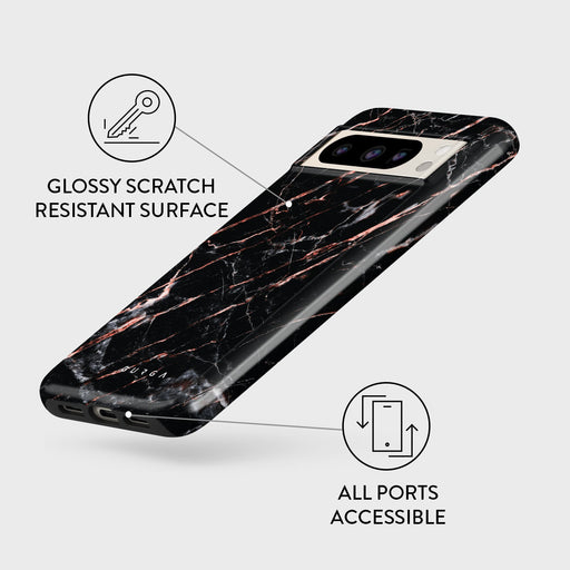 Rose Gold Marble - Google Pixel 8 Pro Case 3