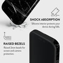 Noir Origin - Black Marble iPhone 16 Pro Case 4
