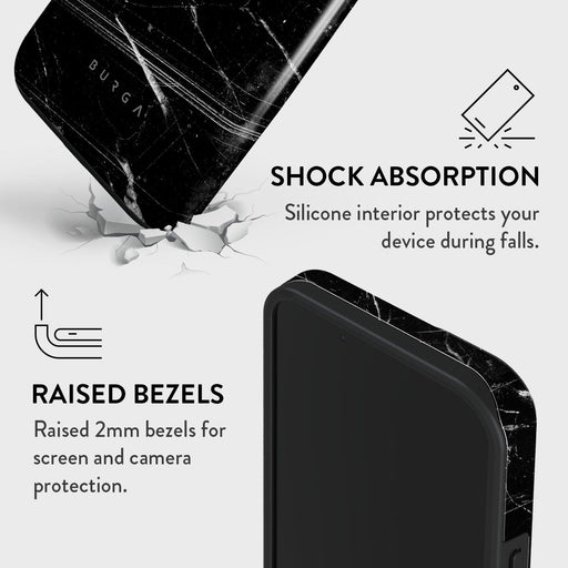 Noir Origin - Black Marble iPhone 15 Plus Case 8