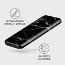 Noir Origin - Black Marble Samsung Galaxy S25 Case 3