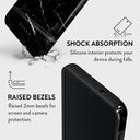 Noir Origin - Black Marble Samsung Galaxy S25 Case 4