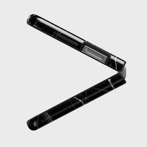 Noir Origin - Black Marble Samsung Galaxy Z Flip 5 Case 12
