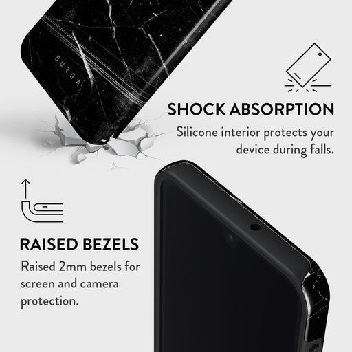 Noir Origin - Black Marble Samsung Galaxy A26 5G Case 4