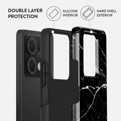 Noir Origin - Black Marble Xiaomi Redmi Note 13 5G Case 2