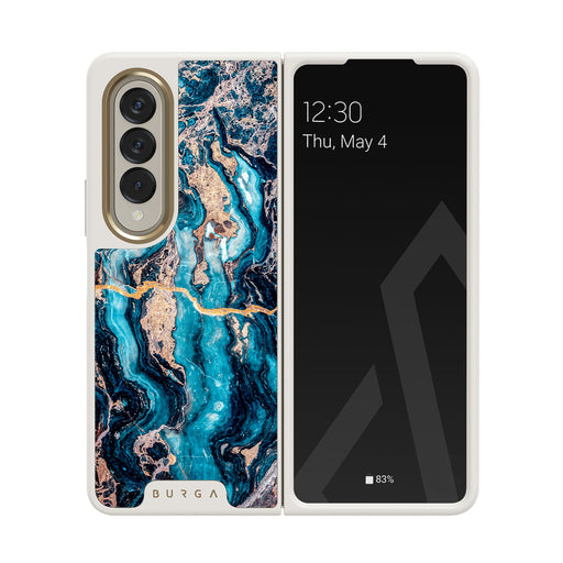 Mystic River - Blue Marble Samsung Galaxy Z Fold 4 Case 38