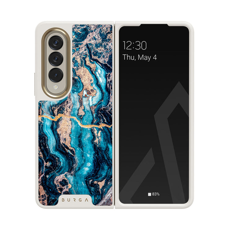 Mystic River - Blue Marble Samsung Galaxy Z Fold 4 Case