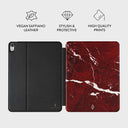 Iconic Red Ruby - Marble iPad Air 11 (7th/6th Gen) Case 3