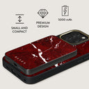 Iconic Red Ruby - Marble Magnetic Power Bank 2