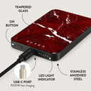 Iconic Red Ruby - Marble Magnetic Power Bank 5