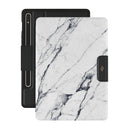 Satin White - Marble Samsung Galaxy Tab S9+ Case