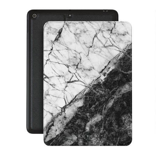Fatal Contradiction - Black & White Marble iPad 10.2 (9th/8th/7th Gen) Case 1
