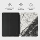 Fatal Contradiction - Black & White Marble iPad 10.2 (9th/8th/7th Gen) Case 2