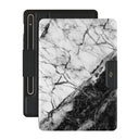 Fatal Contradiction - Black & White Marble Samsung Galaxy Tab S9 FE Case 1