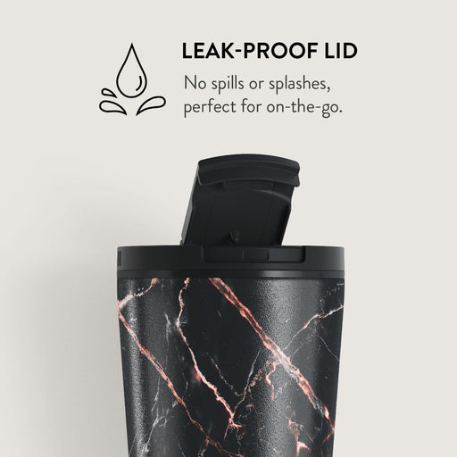 Rose Gold Marble - Travel Mug 11