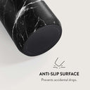 Noir Origin - Black Marble Water Bottle 5