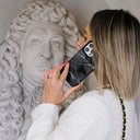Noir Origin - Black Marble iPhone 15 Plus Case 25
